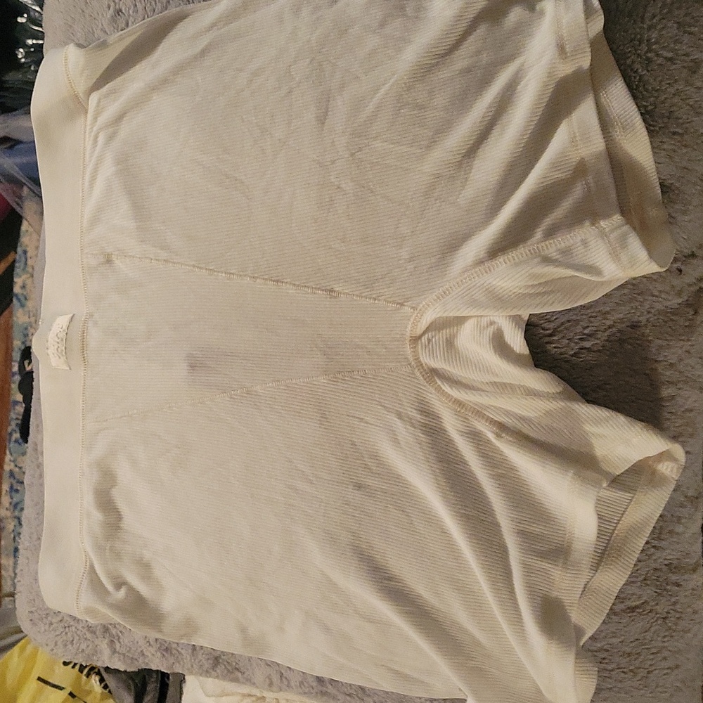 Skims XL Rib soft lounge sleep boxers. Eggshell